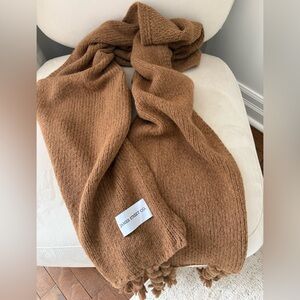 James Street Co Mora scarf - color - tobacco